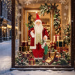 Close-up of Santa's face and beard