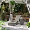 Reclining rattan lounger – image 8
