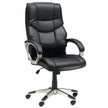High-back faux leather office chair – image 10