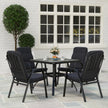 5-piece square dining set – image 9