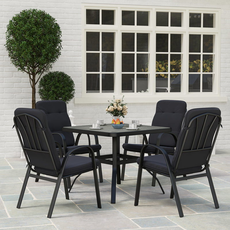 5-piece square dining set – image 9