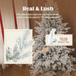 6ft snow-flocked Christmas tree – image 5