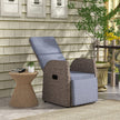 Reclining rattan armchair – image 2