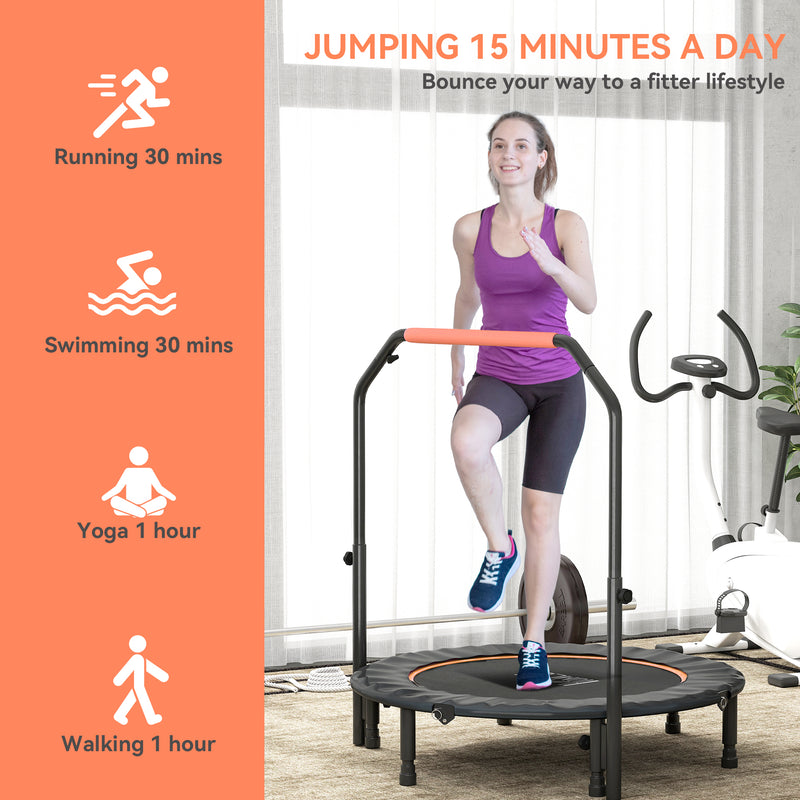 45" foldable fitness trampoline – image 7