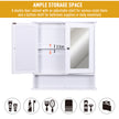 White mirrored wall cabinet – image 6