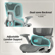 HOMCOM Ergonomic Office Chair, High Back Mesh Desk Chair, Grey – view 5