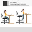 Armless mesh draughtsman chair – image 4