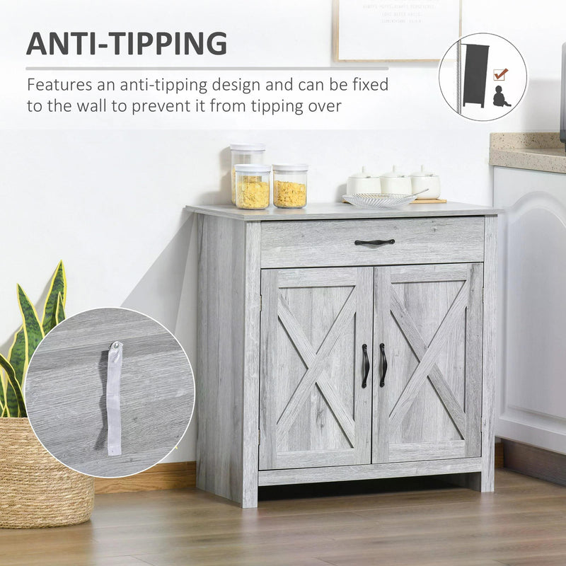 Farmhouse barn door sideboard – image 4