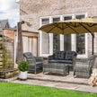 4-piece rattan sofa set – image 10