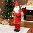 Close-up of Santa's face and beard