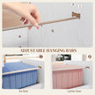 White 4-drawer lockable filing cabinet – image 5