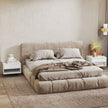 HOMCOM Set of Two Floating Bedside Tables - White – view 10