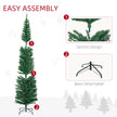 7.5ft pre-lit pencil Christmas tree – image 8