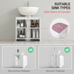 White textured under sink cabinet – image 4