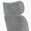 HOMCOM Office Chair with Adjustable Headrest, Spring Pack, Curved Line, Boucle Fabric - Charcoal Grey – view 10