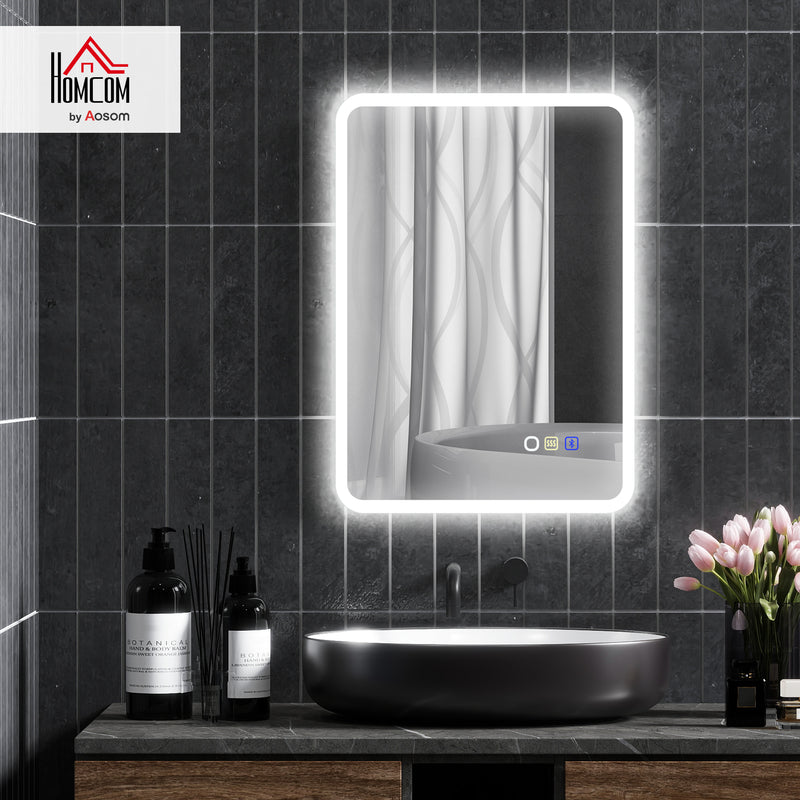 70 x 50 cm LED mirror with Bluetooth – image 10