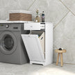 Tilt-out laundry hamper cabinet – image 2