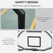 Adjustable basketball hoop and stand – image 5