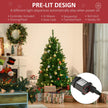 5ft warm white pre-lit Christmas tree – image 5