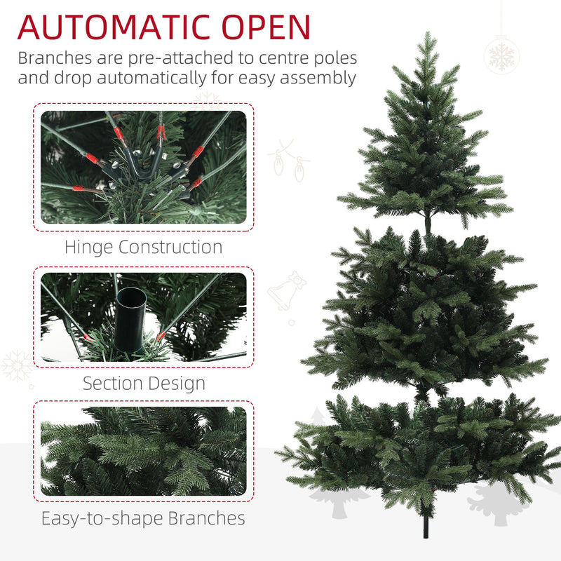 7ft bushy spruce Christmas tree – image 7