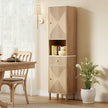 Tall slim bathroom cabinet with drawer – image 9