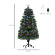 4ft multi-colour fibre optic Christmas tree – image 3