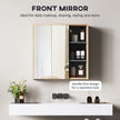 Wood-effect mirror cabinet – image 5