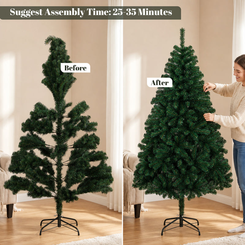 6ft classic fir Christmas tree – image 7