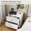 White high gloss bedroom set – image 7