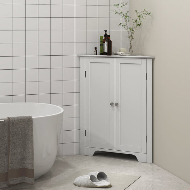 Corner bathroom floor cabinet – image 2