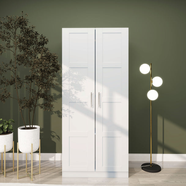 White panel door wardrobe – image 2