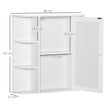 Mirror cabinet with side shelves – image 3