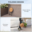 Folding mosaic side table – image 5
