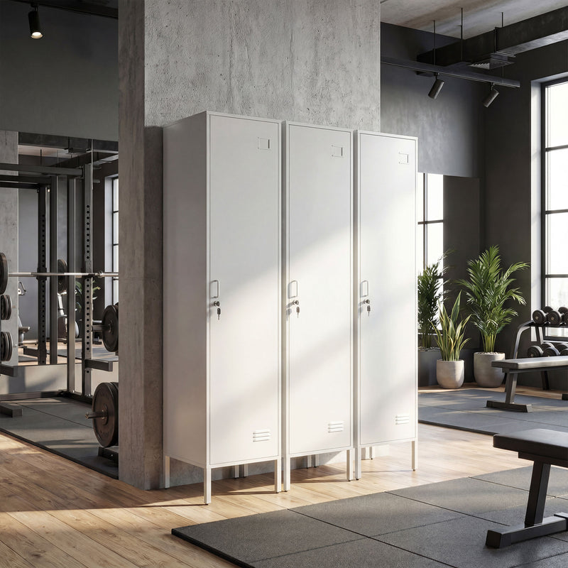 Lockable metal locker – image 9