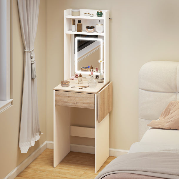 Compact LED mirror dressing table – image 2