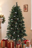 5ft fir Christmas tree with berries – image 2