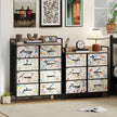 8-drawer fabric chest of drawers – image 8