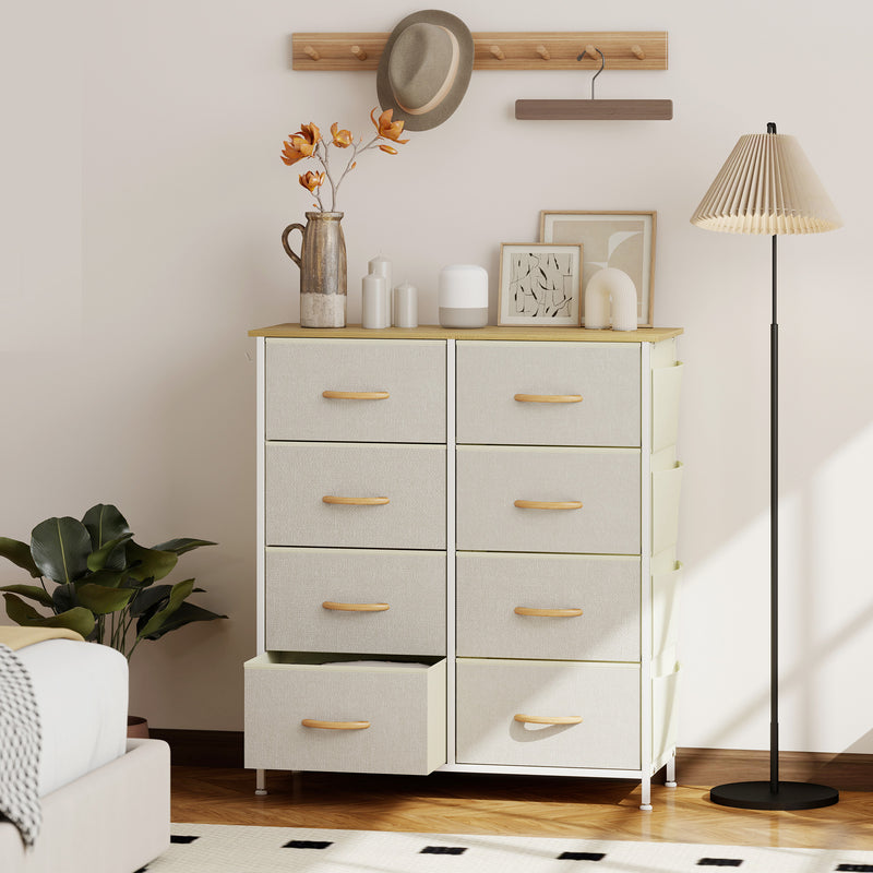 8-drawer fabric chest with side pockets – image 10