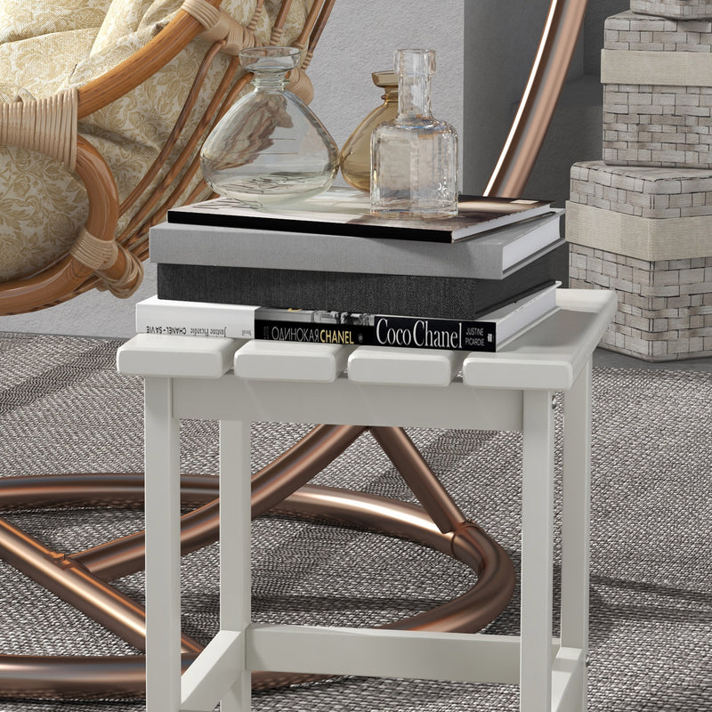 White Adirondack side table – image 8