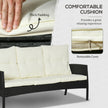 7-seater rattan sofa dining set – image 5