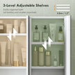 Three-door mirrored bathroom cabinet – image 5