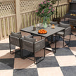 4-seater rattan cube dining set – image 8