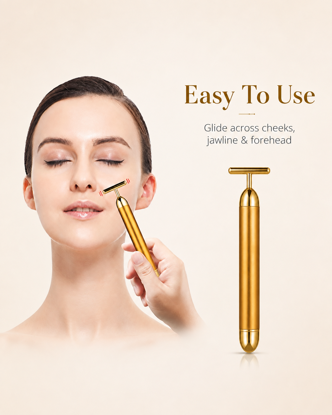 Electric Facial Massage Stick