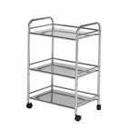 3-Tier Rolling Utility Cart for Kitchen, office & Salon