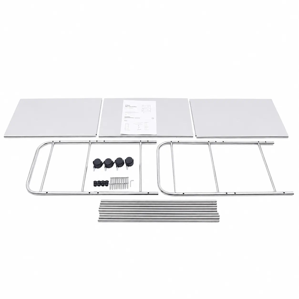 3-Tier Rolling Utility Cart for Kitchen, office & Salon