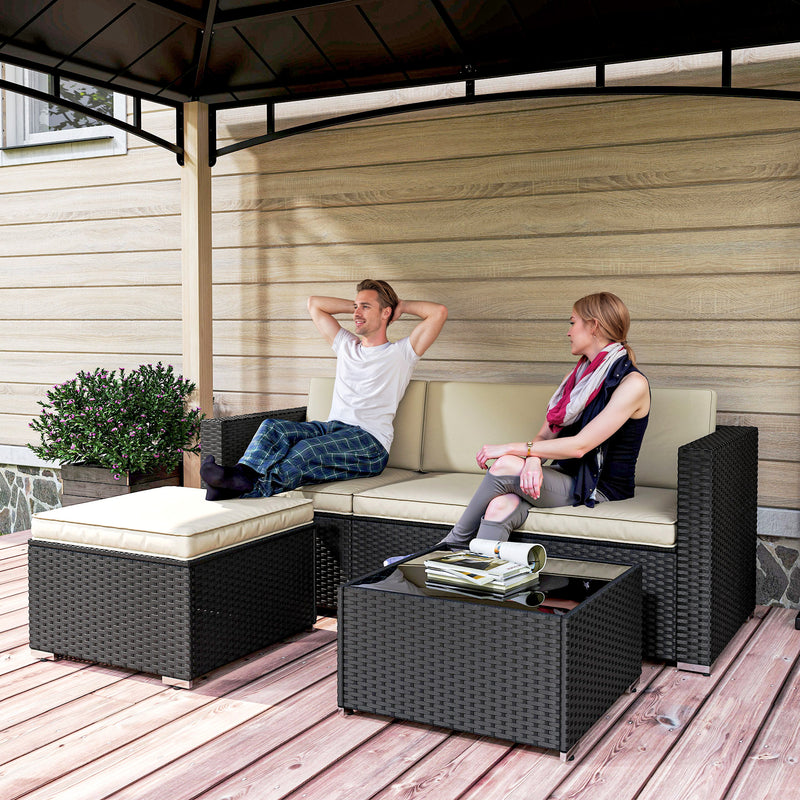 3-piece rattan sofa set – image 7