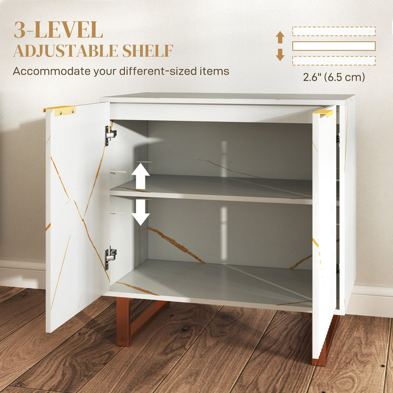 White ribbed sideboard – image 5