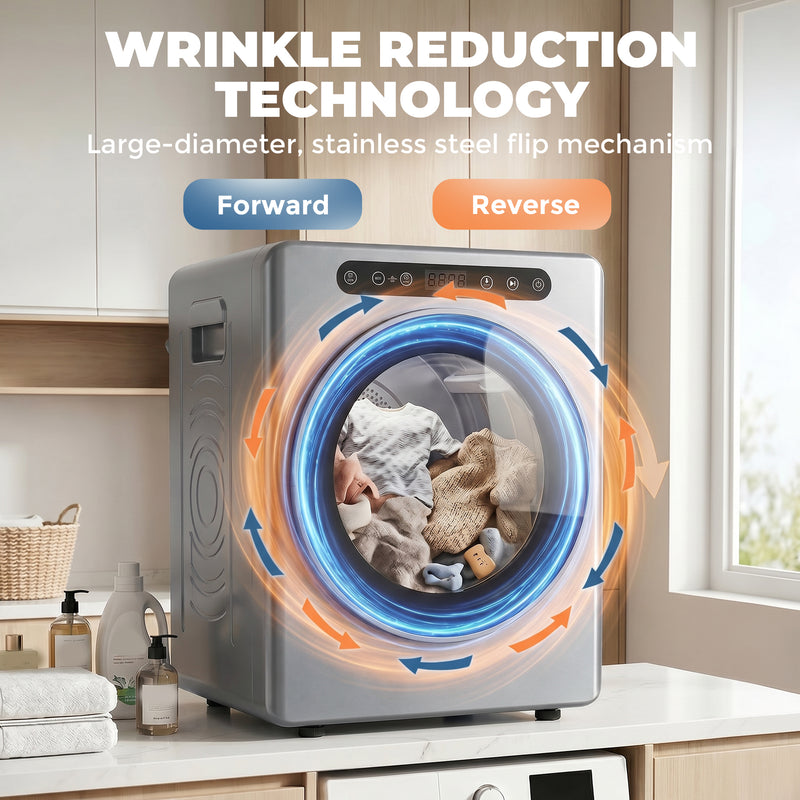 5kg silver tumble dryer – image 6