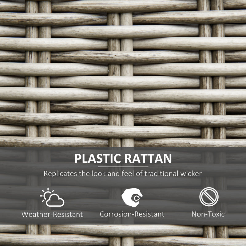 Round rattan daybed sofa set – image 6
