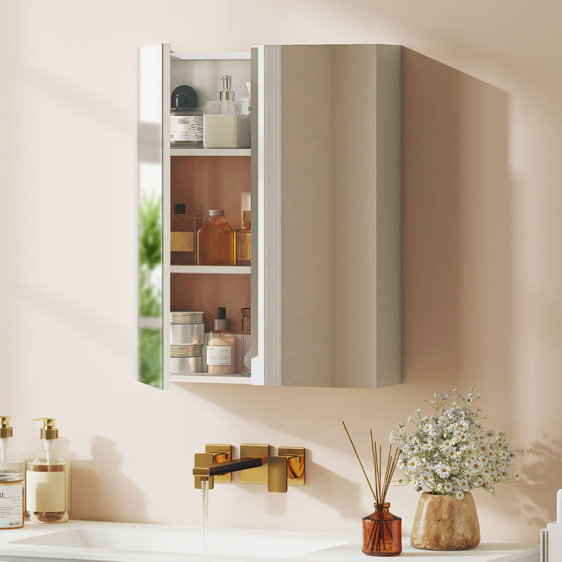 Double door mirrored bathroom cabinet – image 2
